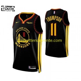 Maillot Basket Golden State Warriors Klay Thompson 11 Nike 2023-2024 Noir Swingman - Enfant